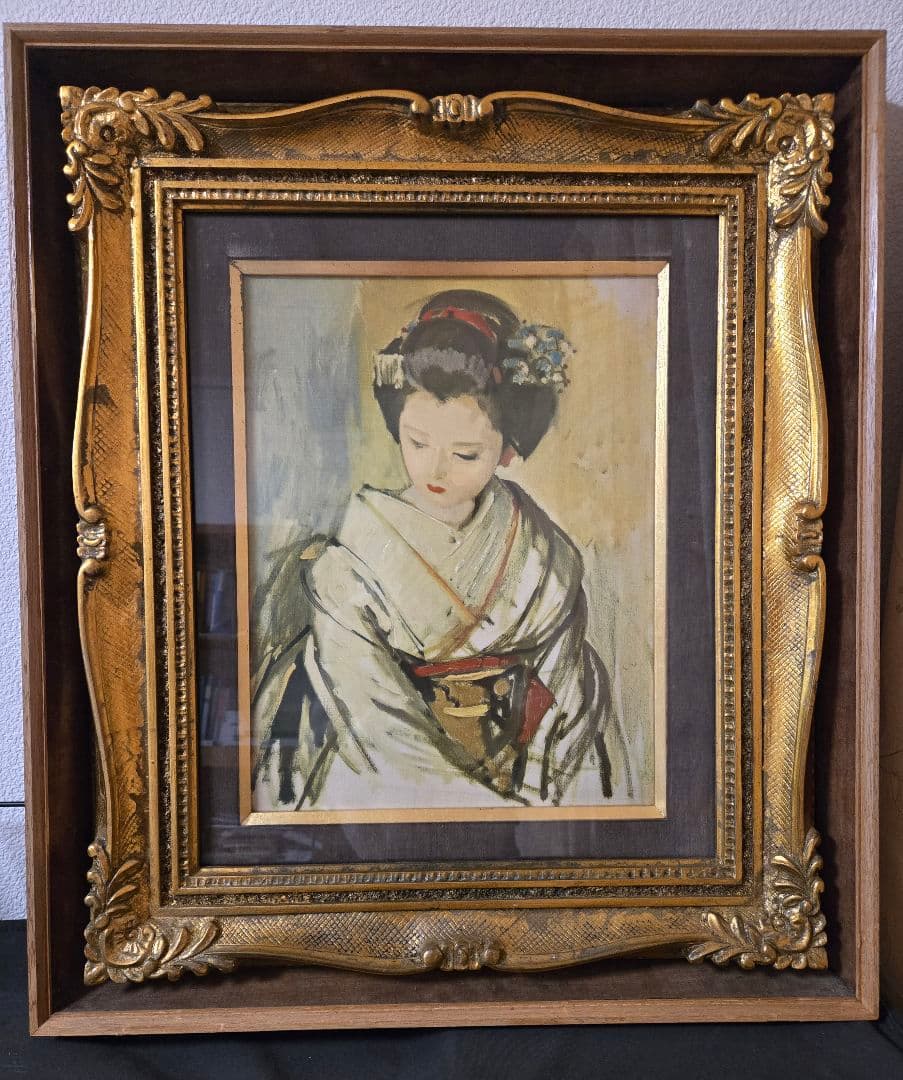 日本画 吉村醇三郎作 昇仙峡 8F 真筆証明書付き