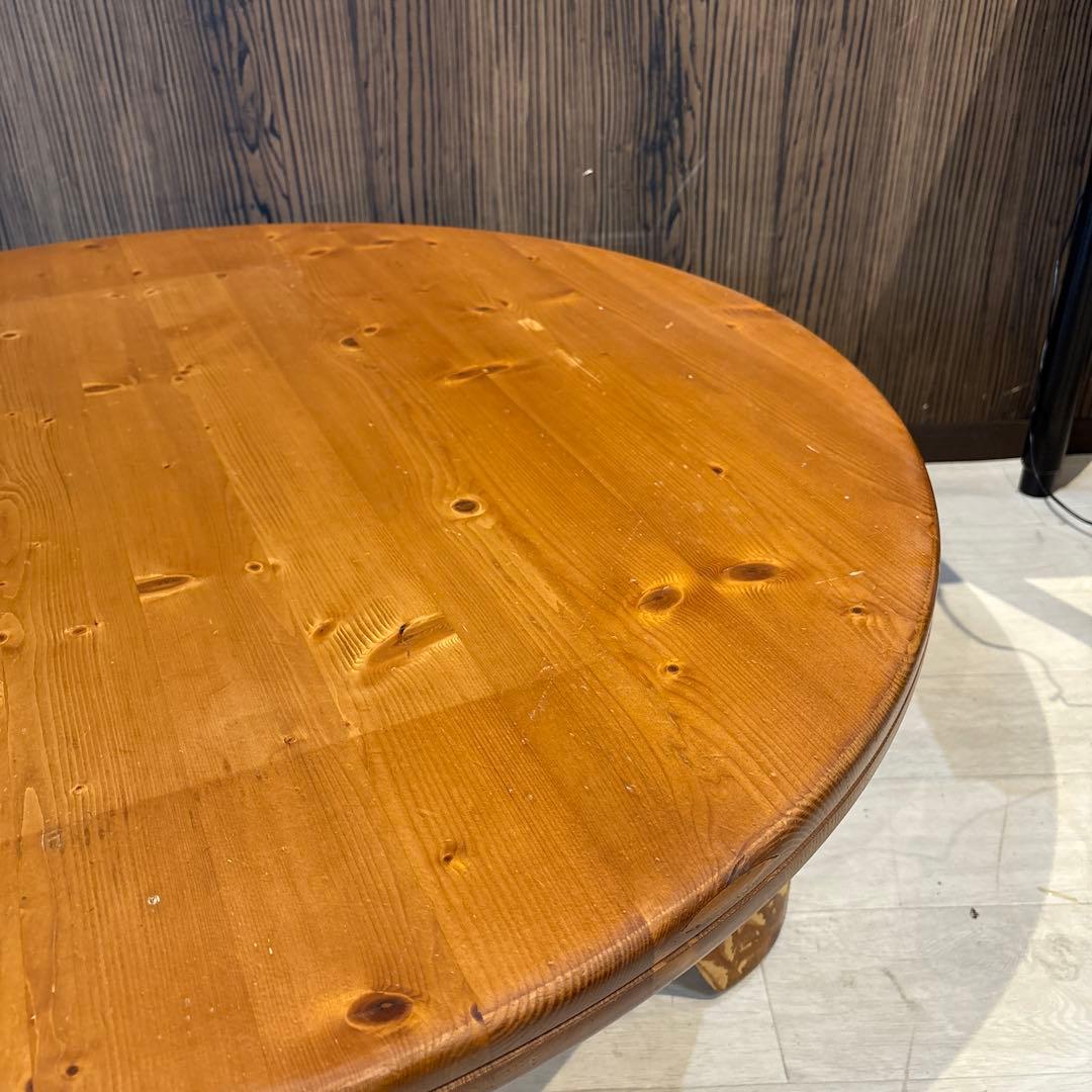 無垢材 コーヒーテーブル センターテーブル ちゃぶ台 サークル