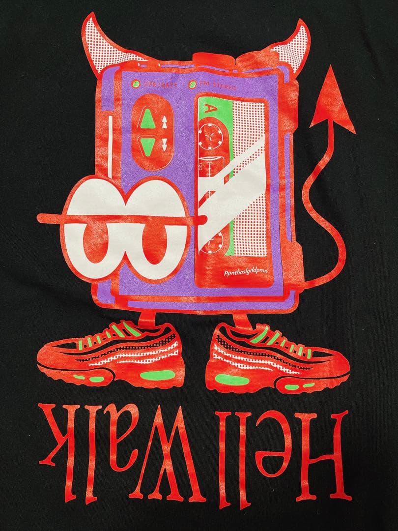 テークエム 梅田サイファー ロンT Mサイズ hell walk ブラック