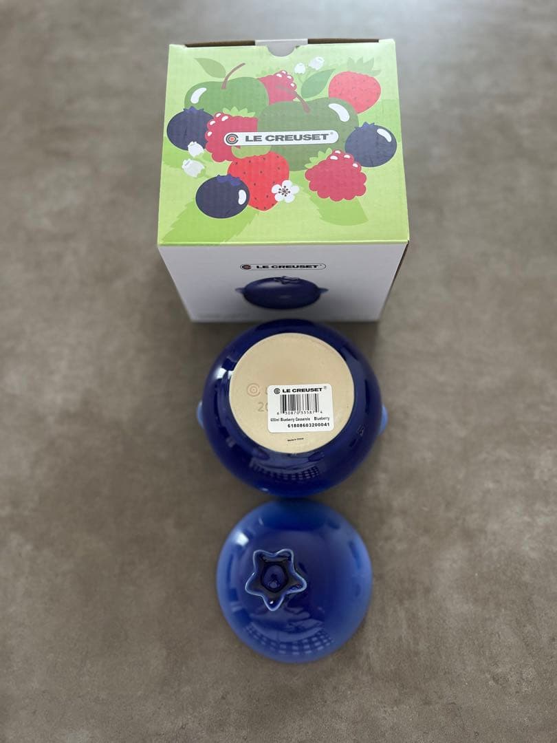 レア　新品　ル・クルーゼ　ミニ・ブルーベリー　小物入れ