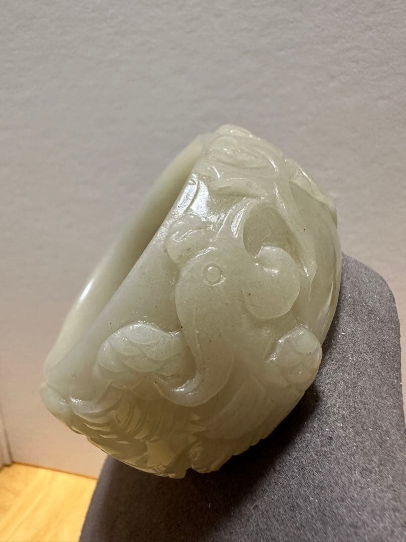 お盆期間セール中　鳳凰バングル　シャー太翠バングル