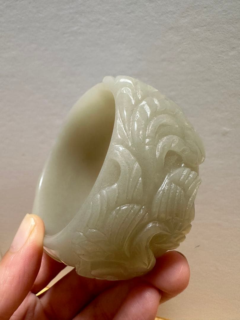 お盆期間セール中　鳳凰バングル　シャー太翠バングル