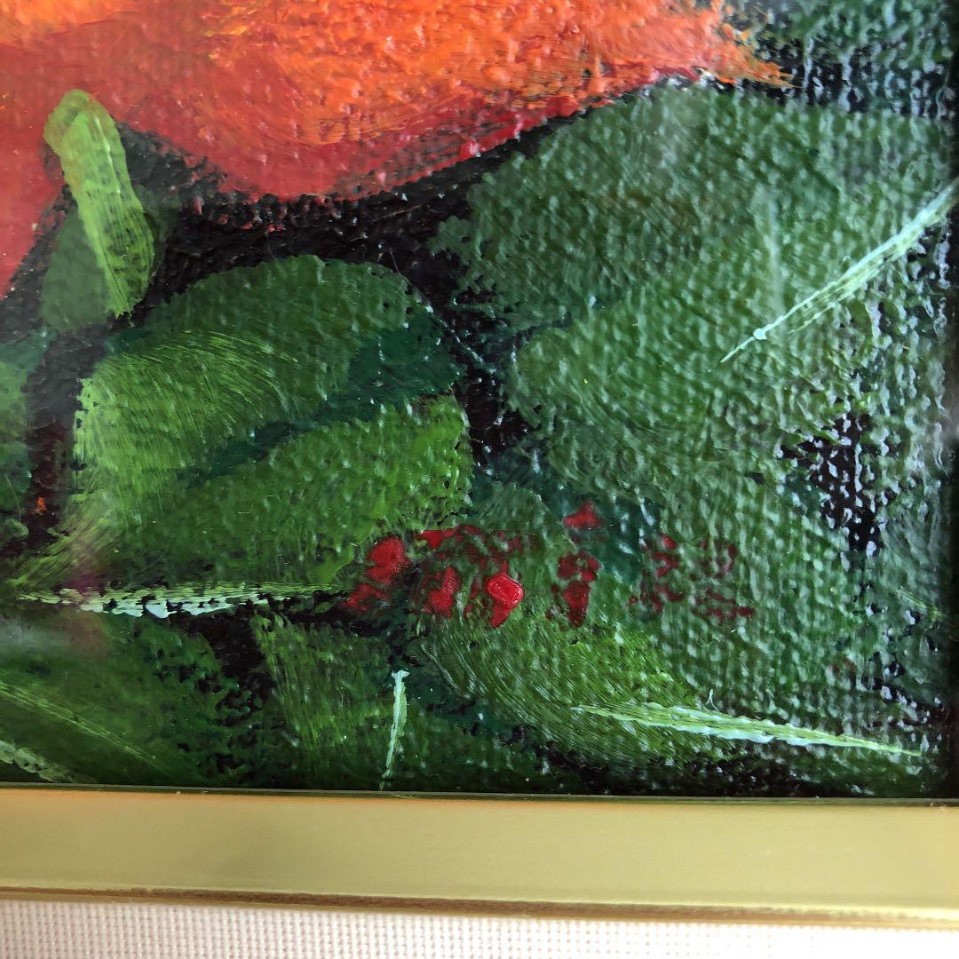 杉浦ミカ 油絵 油彩 絵画 薔薇 バラの絵 花の絵 - メルカリ