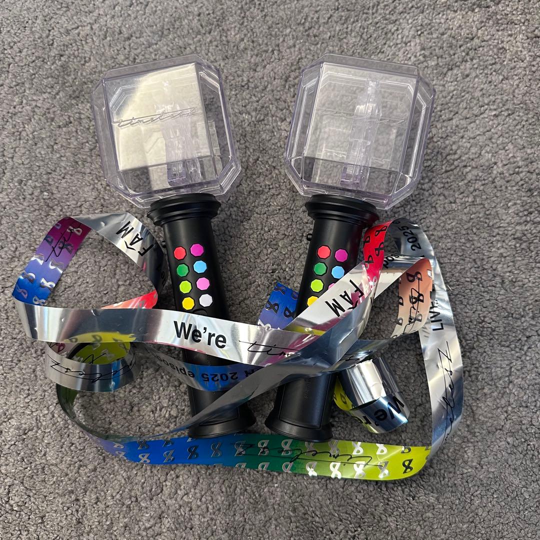 timelesz タイムレス ペンライト 2本セット 銀テ1本付き - メルカリ