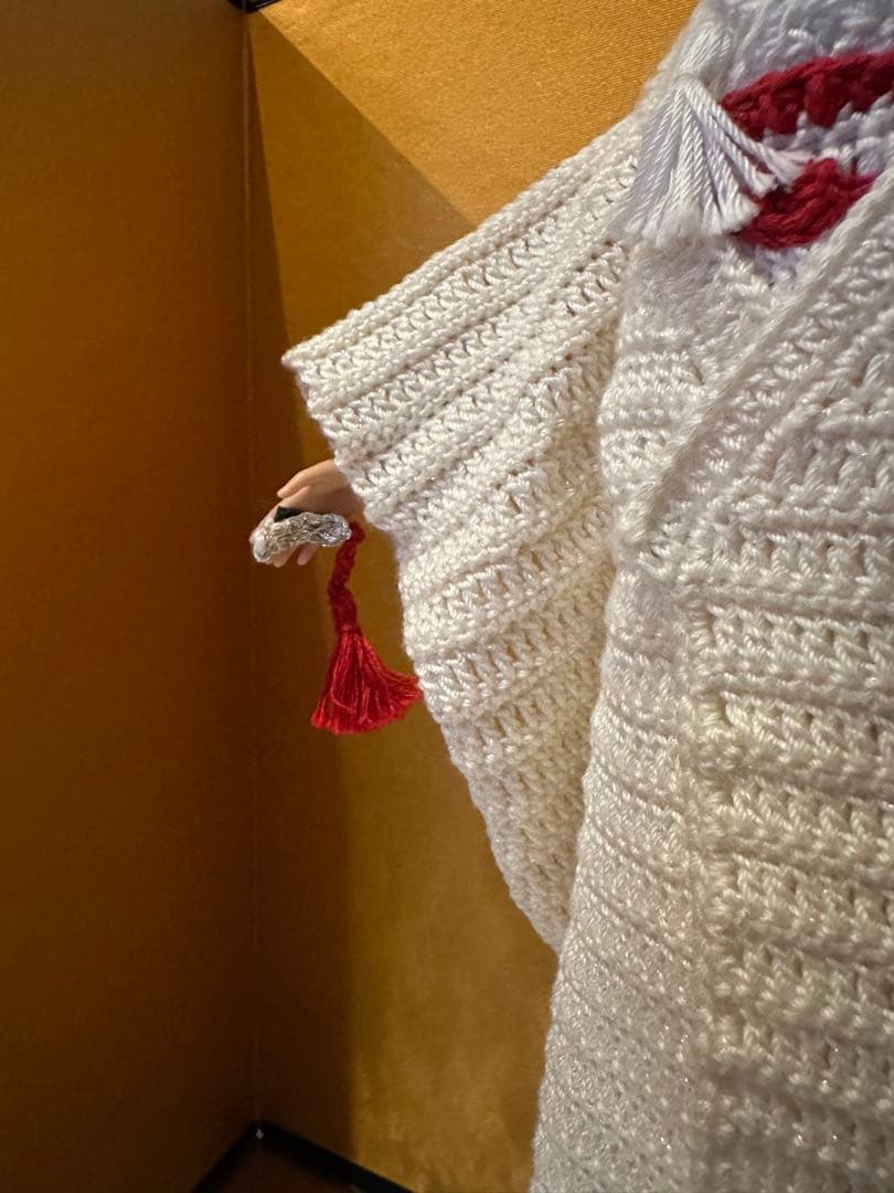 結婚式 和装バービー Handmade Wedding Kimono Dolls