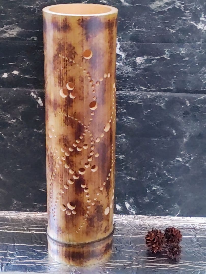 No.004t 竹灯り 和の心 ハンドメイド インテリア 竹灯籠 竹灯り No