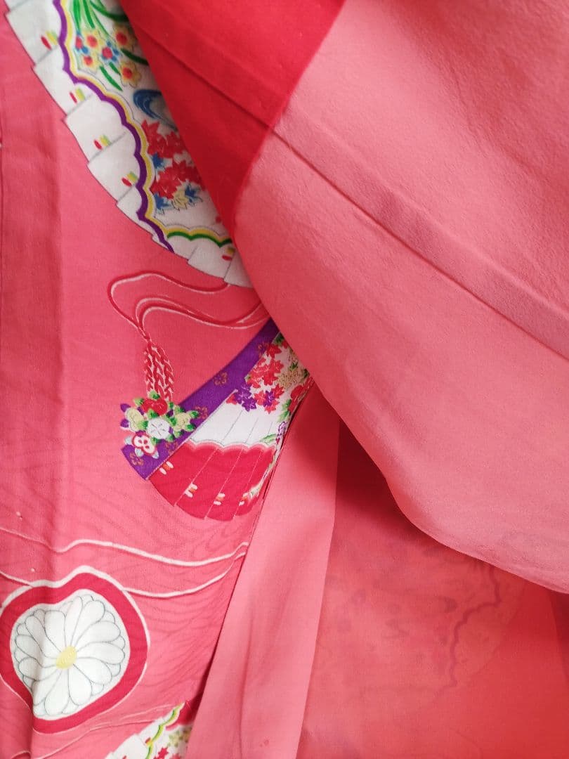 専用です☆アンティークピンク着物2点