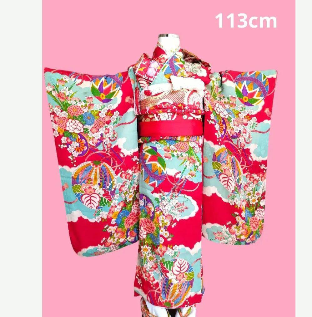 専用です☆アンティークピンク着物2点