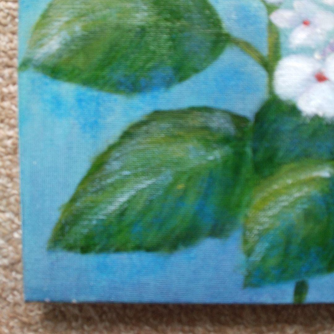 油絵 「額紫陽花」F3号 （匿名配送） - メルカリ