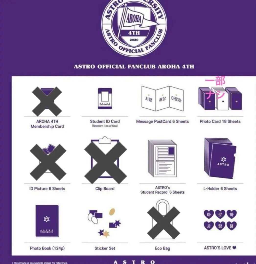 ASTRO ファンクラブ 4期 セット　チャウヌ　FC