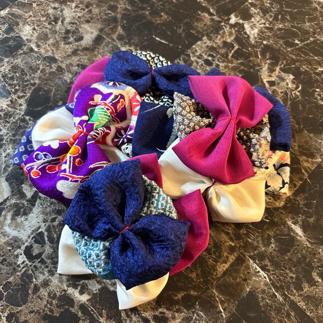 みーさま 4点 髪飾り ヘッドドレス 着物リメイク 七五三 753