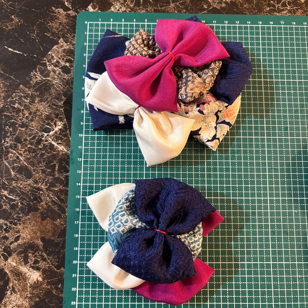 みーさま 4点 髪飾り ヘッドドレス 着物リメイク 七五三 753