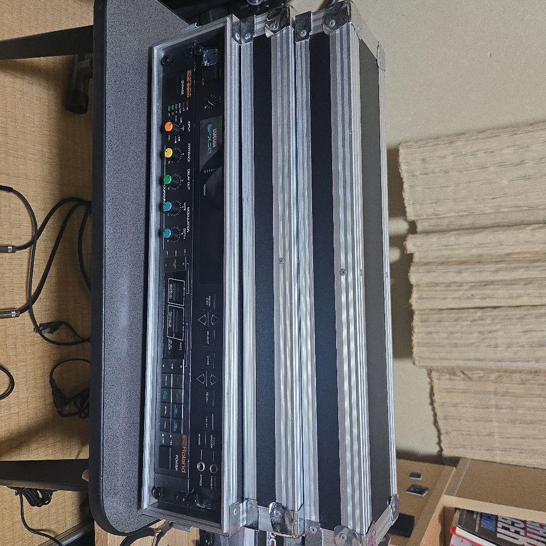 Roland SDE-2500 YAMAHA SPX90 2Uラックセット