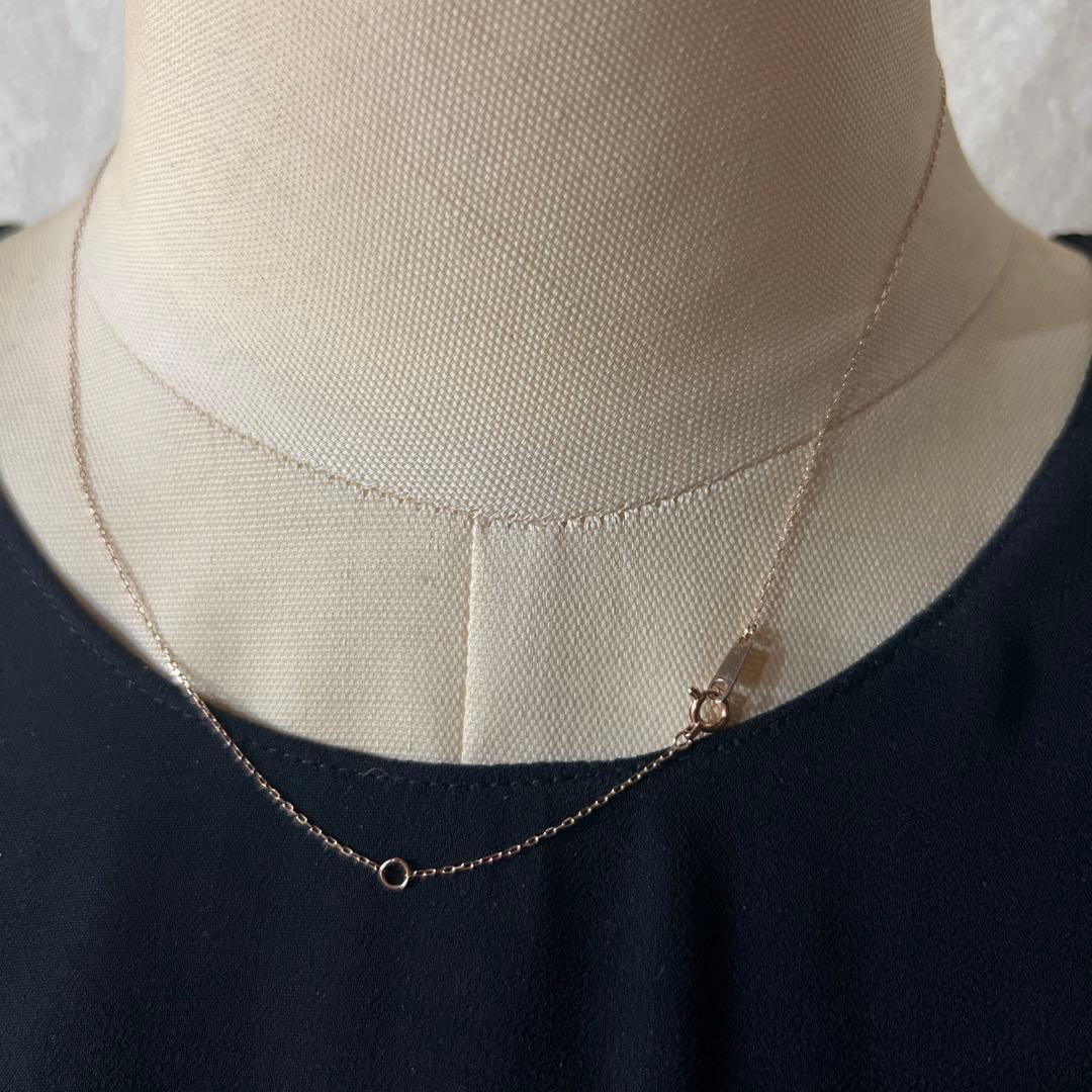 アコヤ真珠　K10ピンクゴールドネックレス