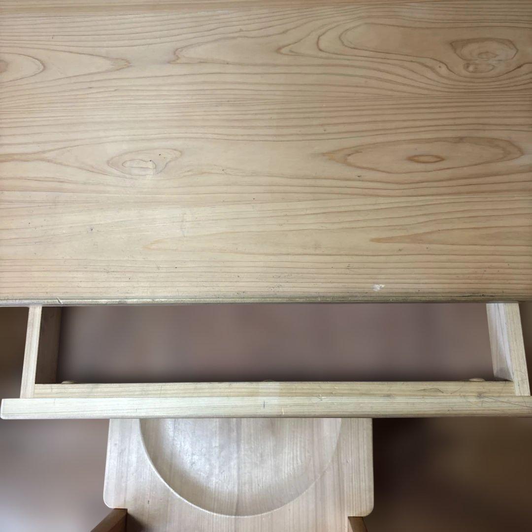 キシル 学習机 無垢材 フルセット 椅子付き