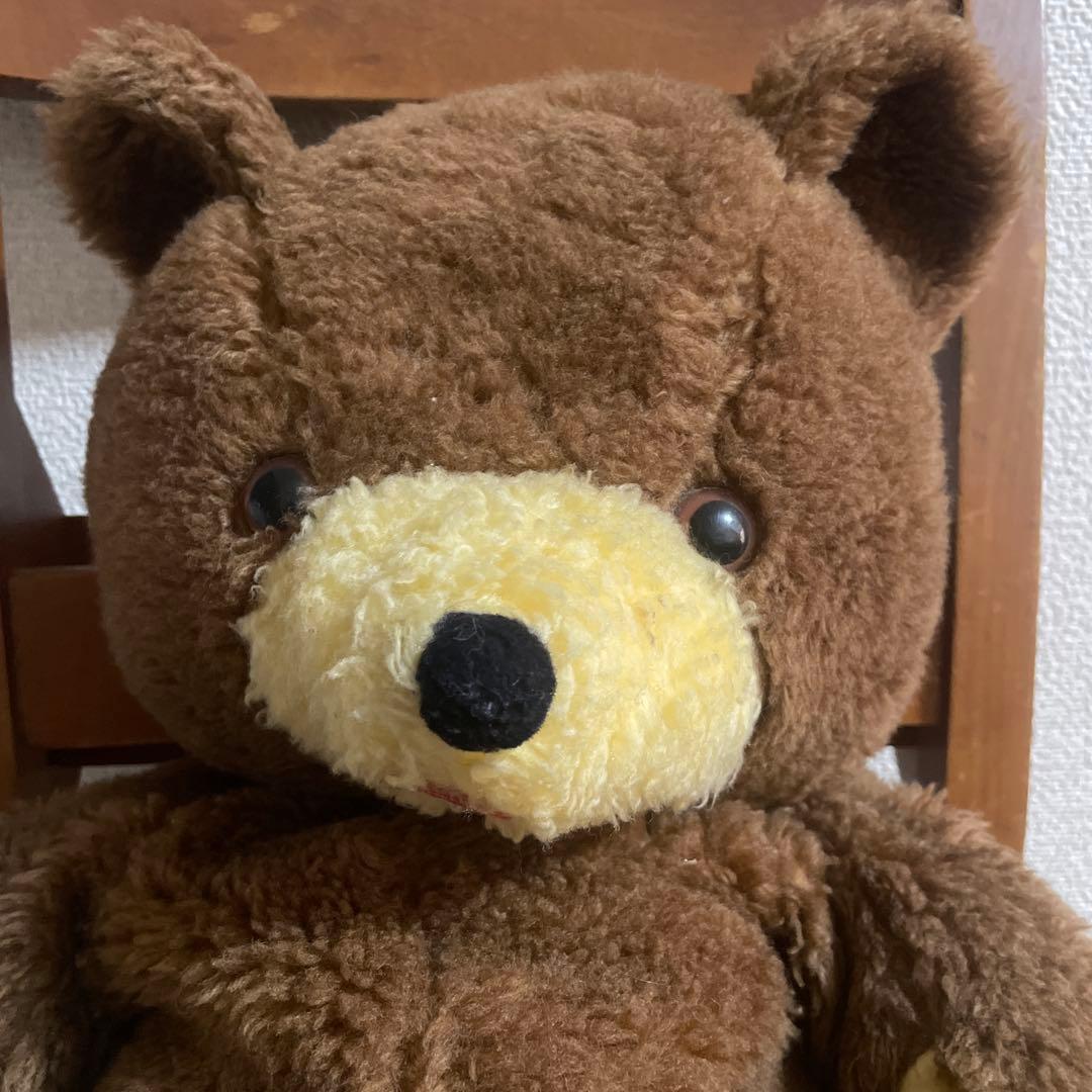 アンティーク茶色いクマのぬいぐるみ
