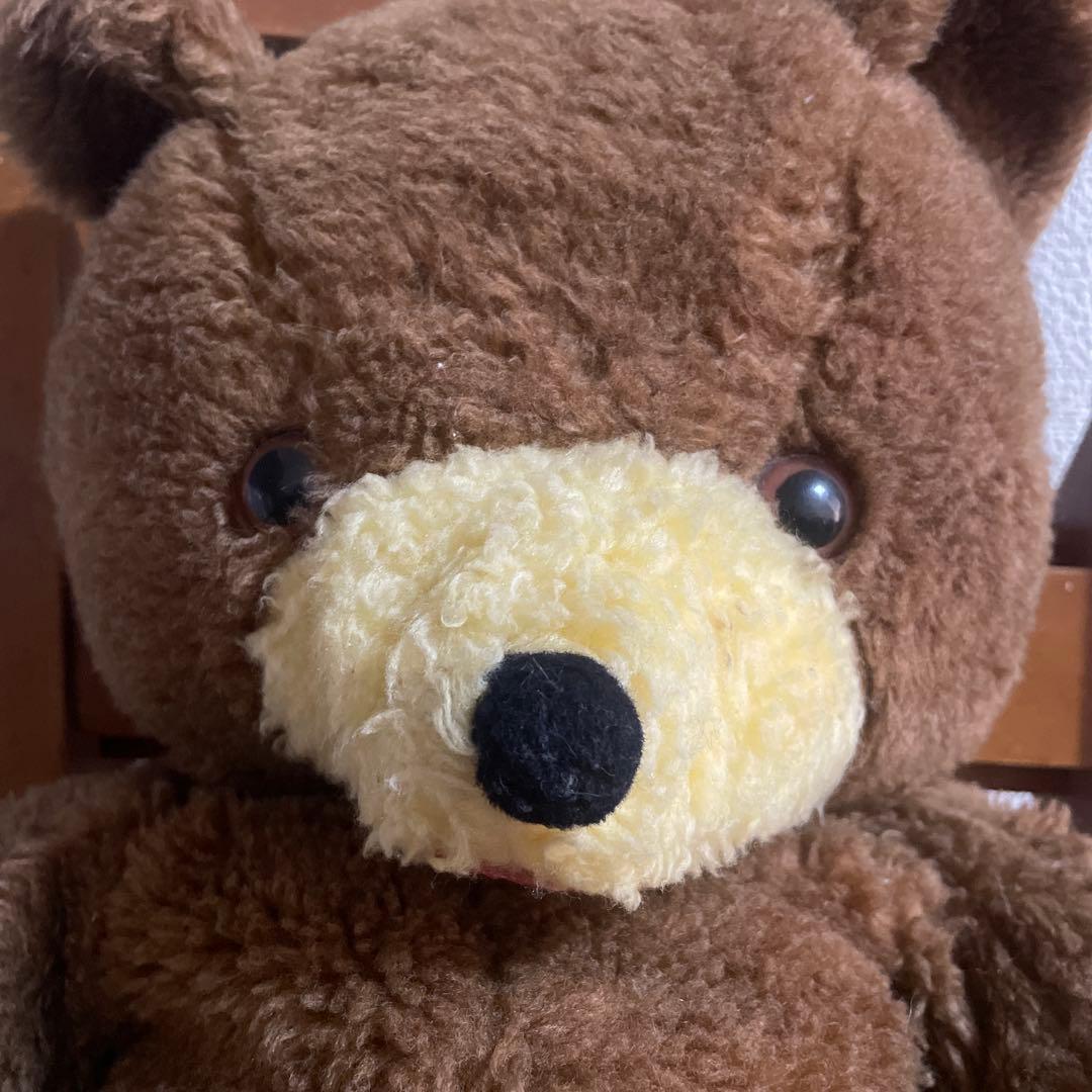 アンティーク茶色いクマのぬいぐるみ