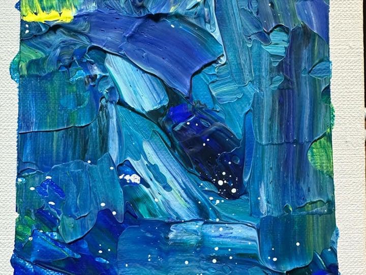 抽象画】魚 - メルカリ