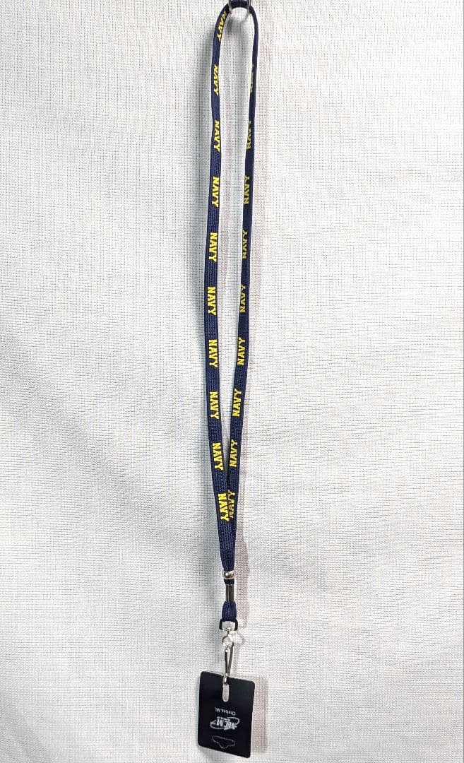 美品】US NAVY ネイビー ネックストラップ IDカードホルダー MCM製