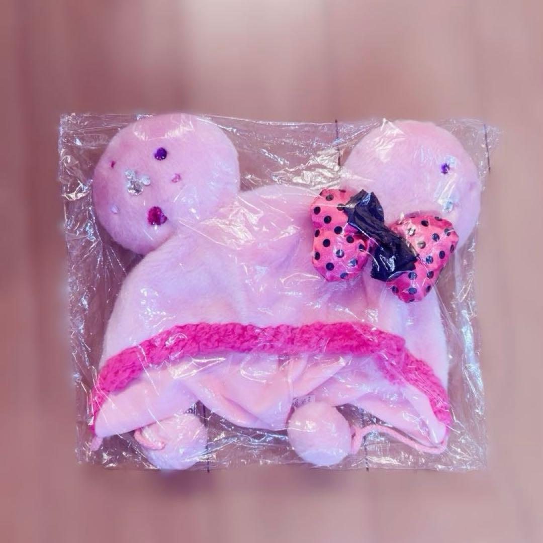 ディズニー ファンキャップ ミニー ピンク - メルカリ