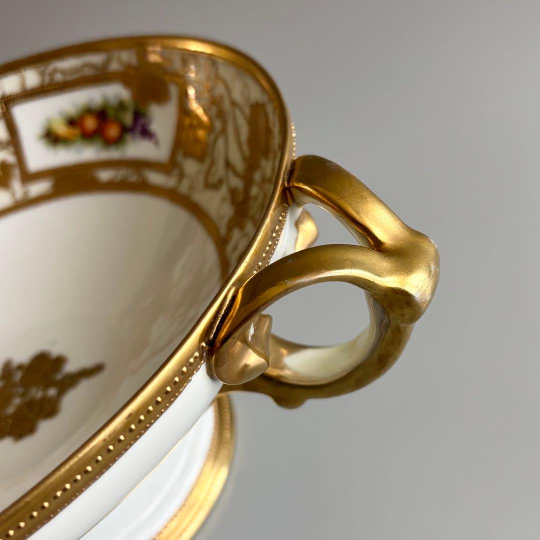 100年以上の時を閉じ込めた、 美しきオールドノリタケ 足付き