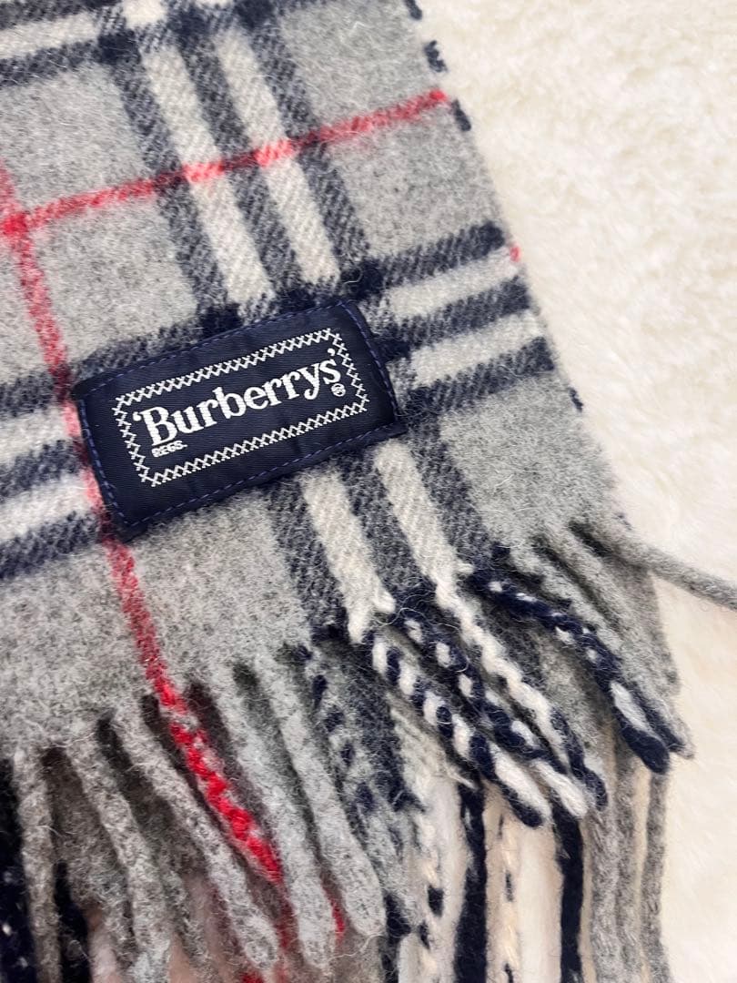 ⭐️超美品⭐️バーバリー ひざ掛け ブランケット ベージュ グレー 2枚
