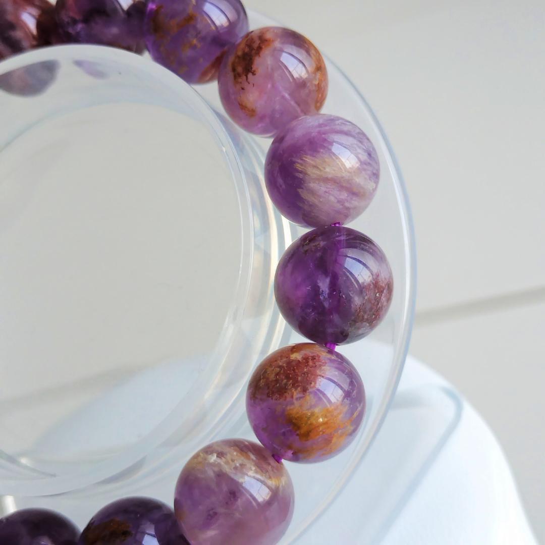 式神封入ガーデンアメジスト[uyB7f19]12mm　天然　愛守護石　恋愛　癒し