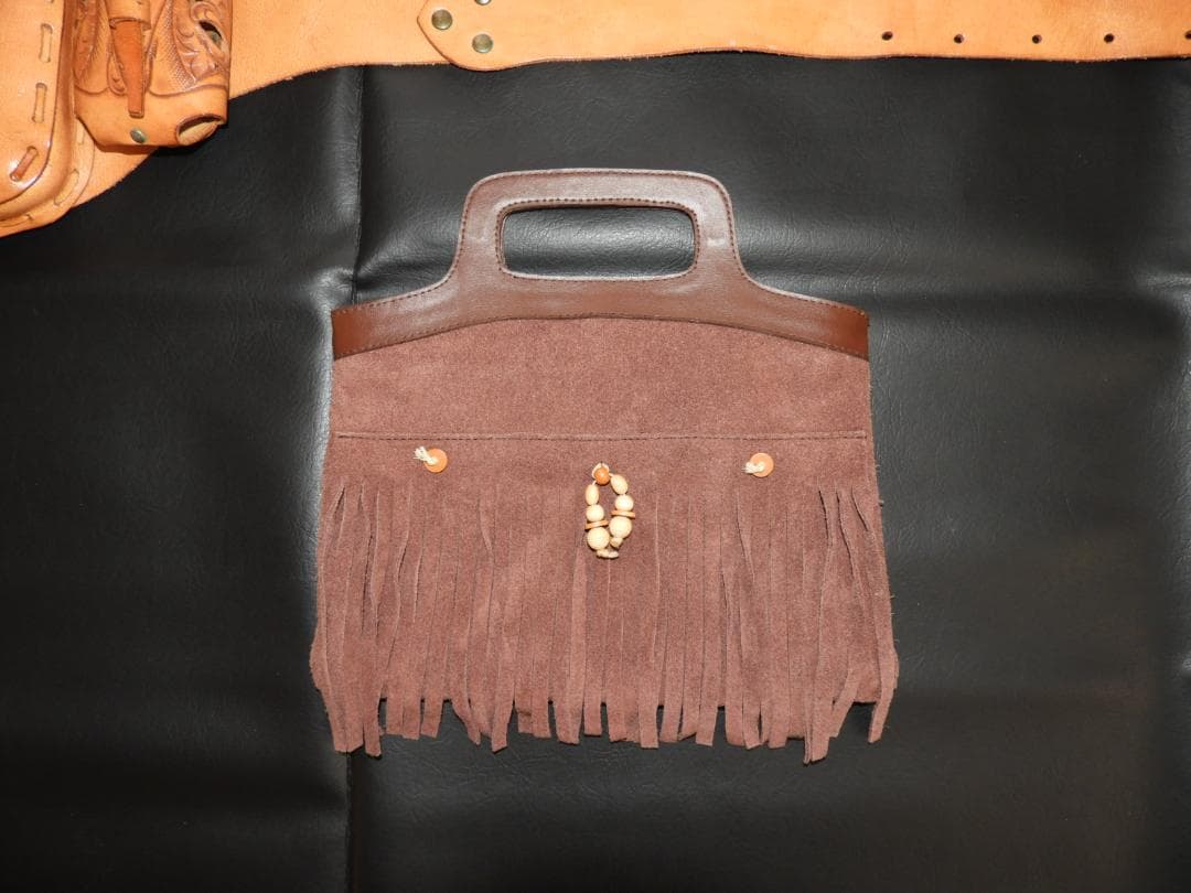 レザークラフト ウエスタン ベルト ポーチ おまけ ポシェット