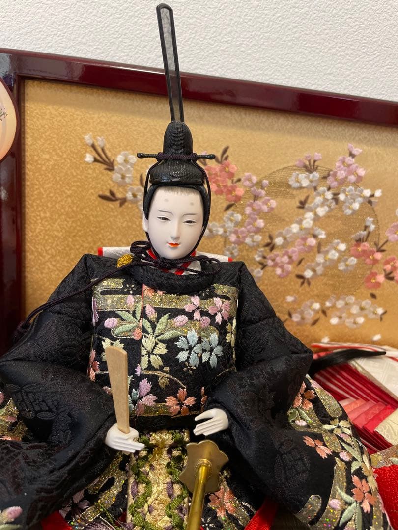 送料込】新しめ 高級 ブランド雛人形 久月 親玉飾り 収納飾り - メルカリ