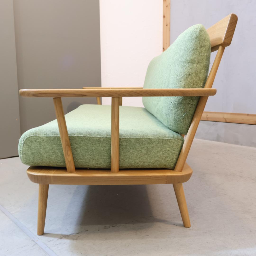 HIDA 飛騨産業 つぐみ 3人掛けソファ キツツキ ホワイトオーク 飛騨家具