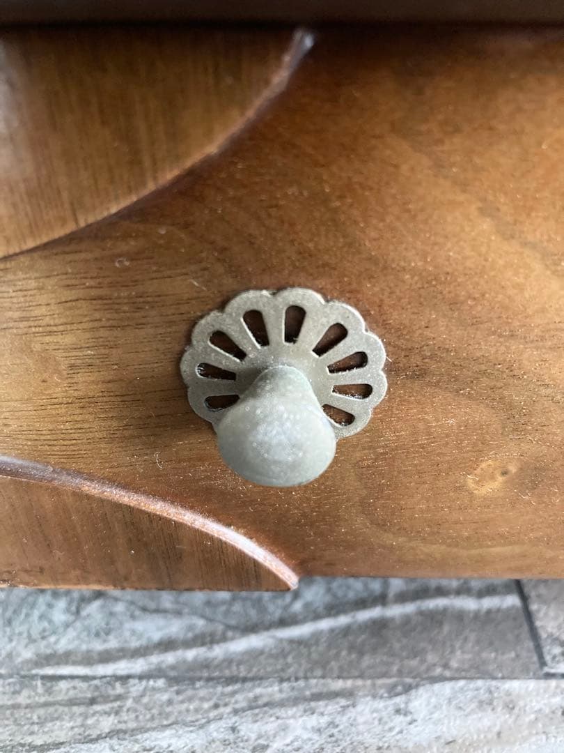 昭和レトロ｜優雅と気品｜ヴィンテージ化粧台 ドレッサー 鏡台【一点もの／鏡付】