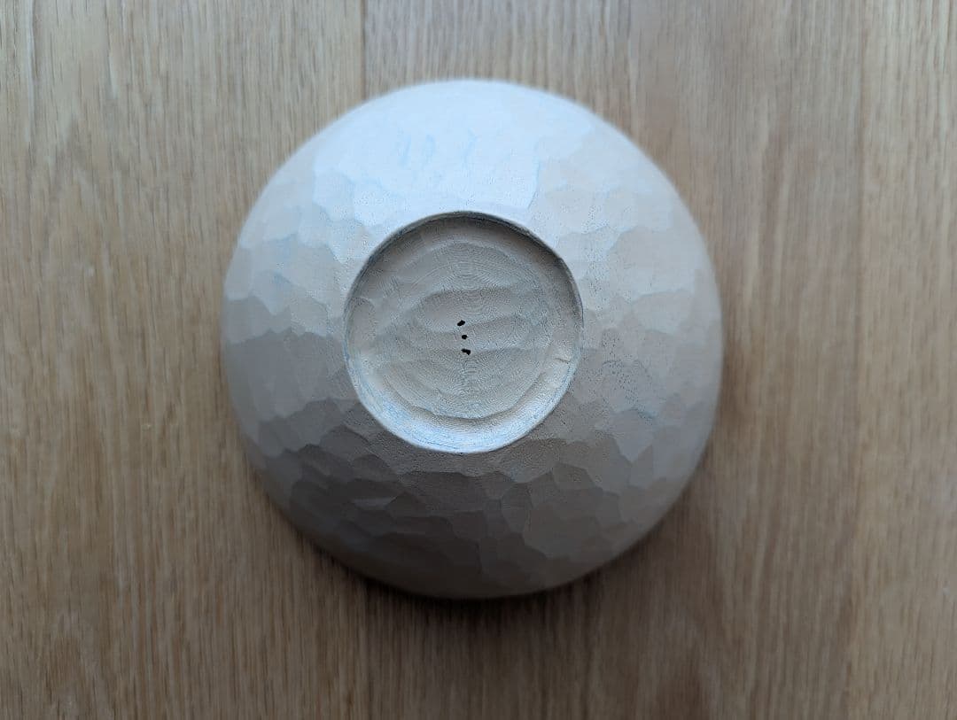 三谷龍二　　木製ボウル　ベージュ