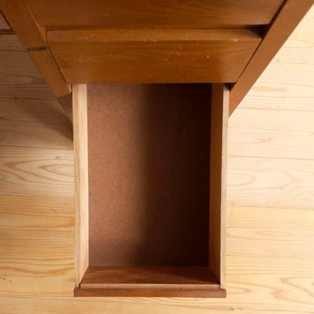 机　デスク　勉強机　木製　古道具　古家具　アンティーク　ビンテージ