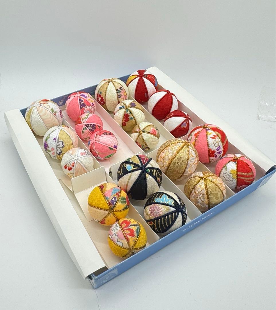 FOX　木目込みまり　4センチ/3.5センチ/3センチ玉セット20個等