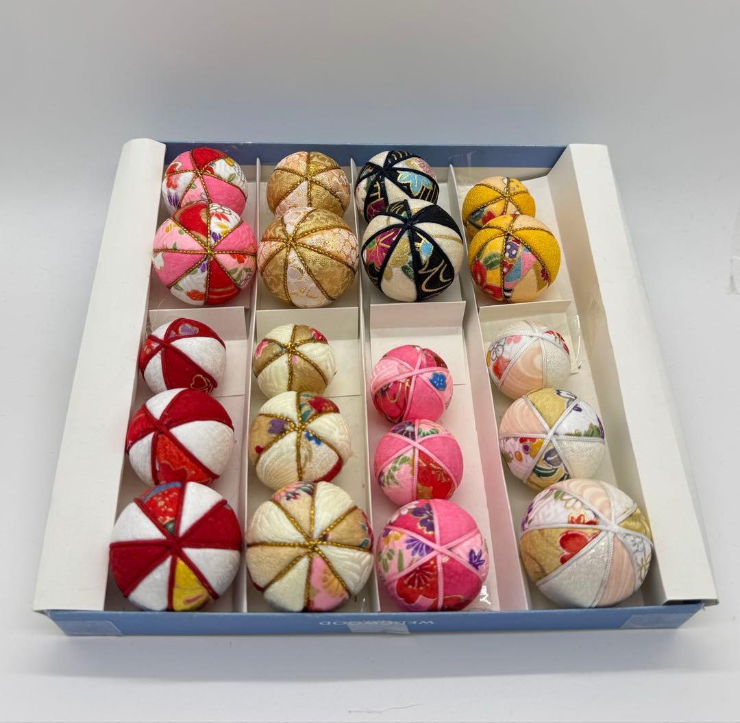 FOX　木目込みまり　4センチ/3.5センチ/3センチ玉セット20個等