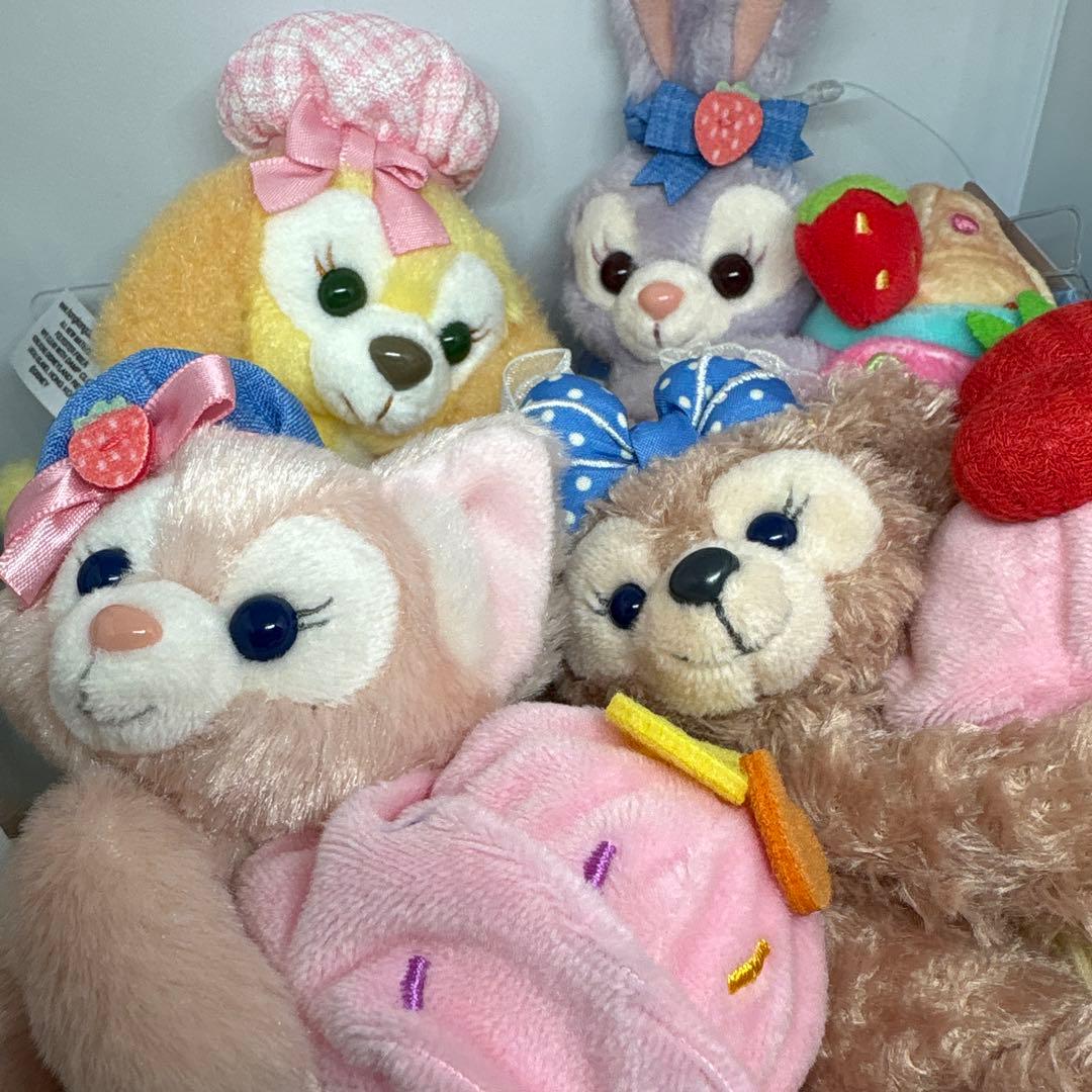 香港ディズニー ダッフィー&フレンズ スイーツ ぬいぐるみキーチェーン