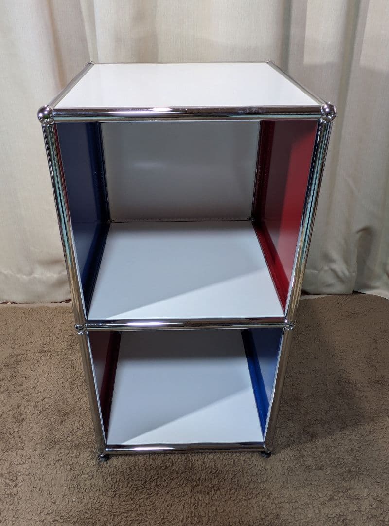 USMハラー　小型オープンシェルフ 1連2段仕様