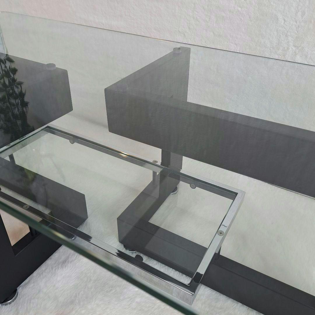 IDC大塚家具 アルテジャパン センターテーブル ローテーブルYGブラックレーム