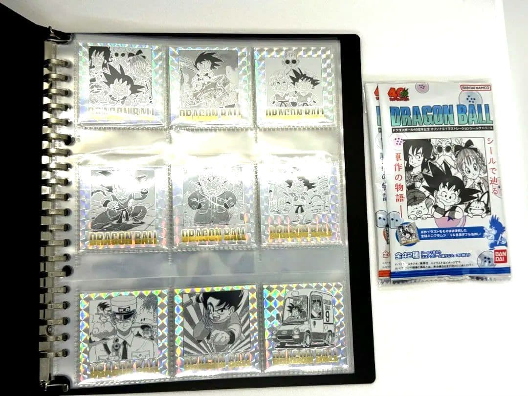 ドラゴンボール40周年記念 オリジナルイラストレーション シールウエハース