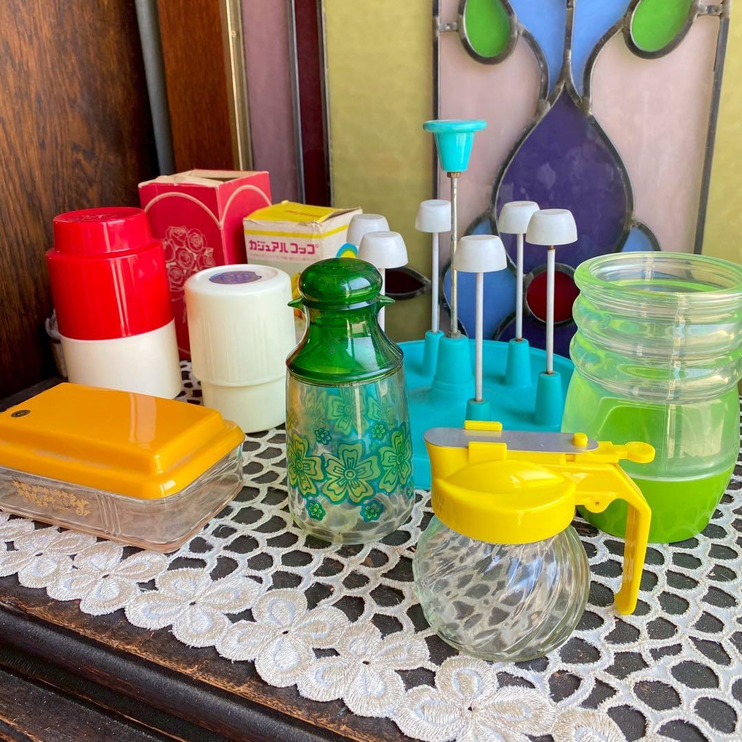 レトロポップ 昭和レトロ キッチン雑貨 セット 当時物 インテリア