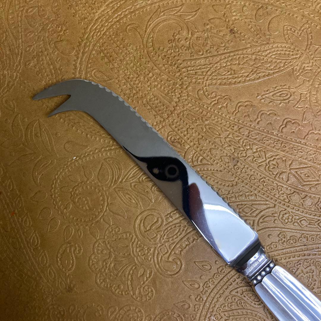 【ジョージジェンセン】純銀/約64g チーズナイフ 17cm【エコーン】