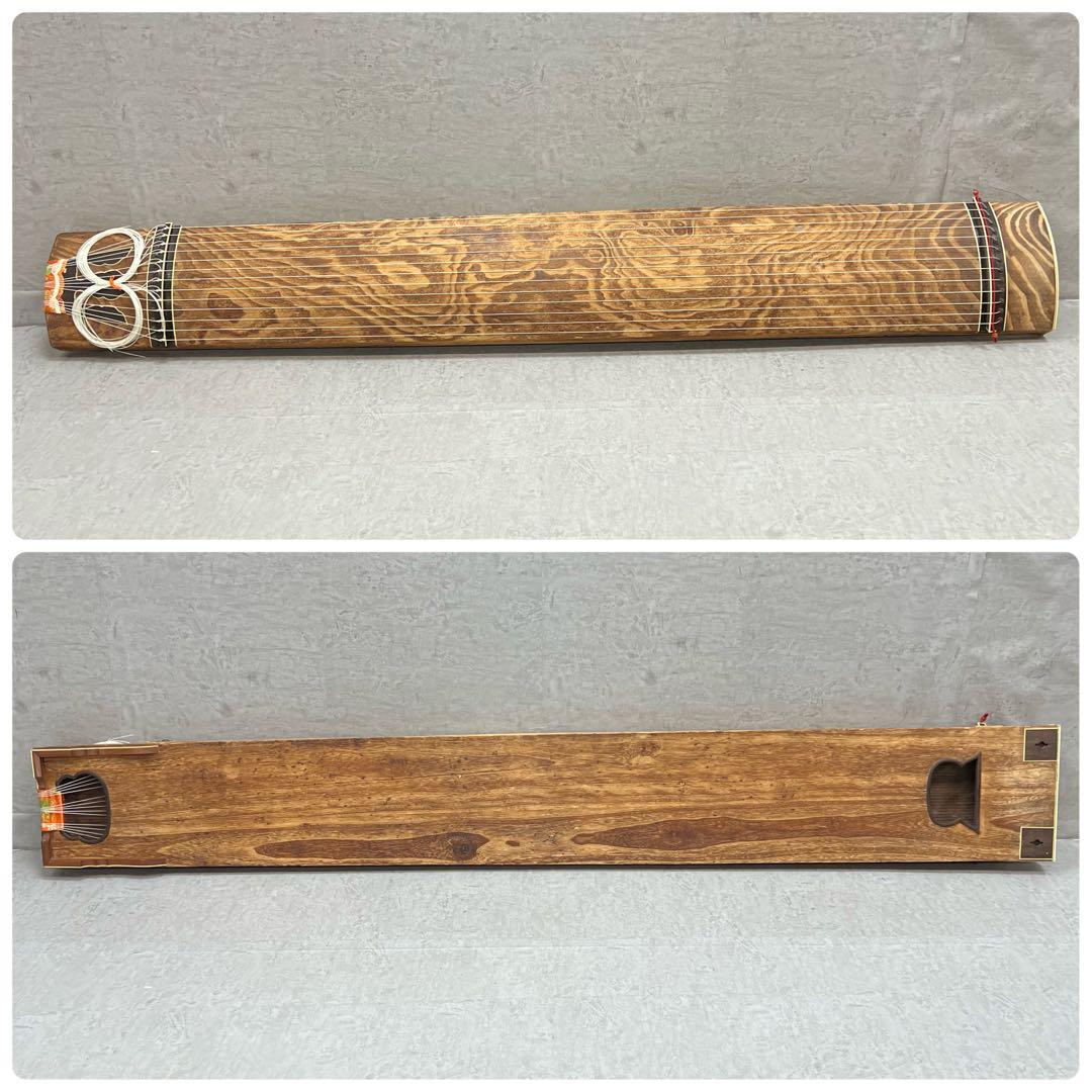 高級上角 琴 金蒔絵 口前装飾あり 13弦 筝 和楽器 弦楽器 ジャンク