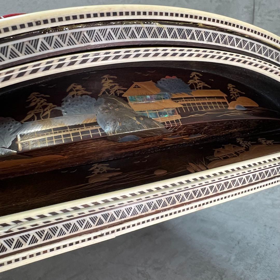 高級上角 琴 金蒔絵 口前装飾あり 13弦 筝 和楽器 弦楽器 ジャンク