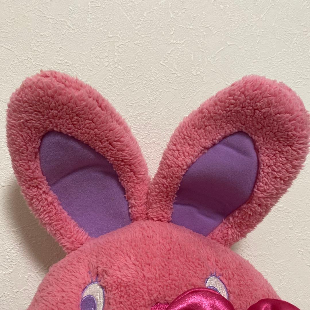 平成レトロ ハローキティ カラフルバニー ぬいぐるみ ピンク 2010 m2