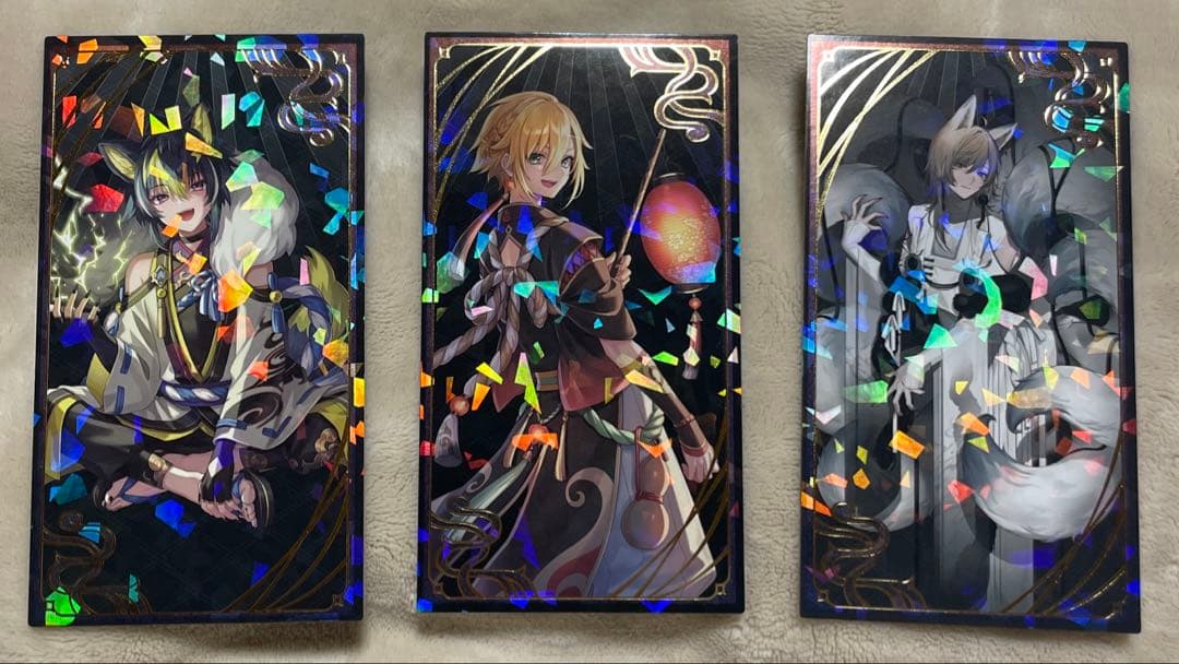 にじさんじ妖怪万化 お札風カードセット - メルカリ