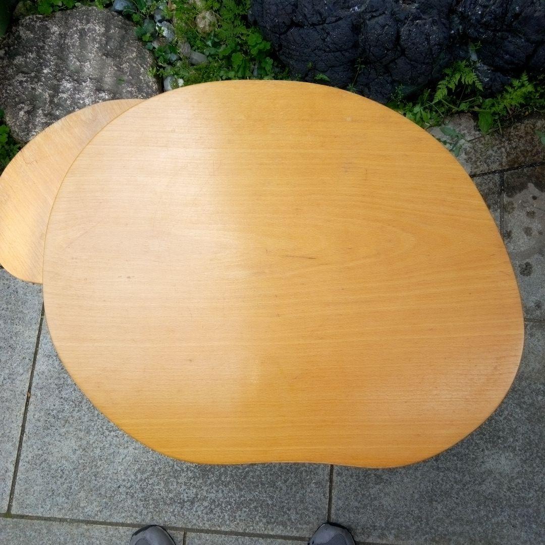 自然木の机　家具　ハンドメイド　木の温もり　手作り　つくえ　天然木　自然木　レア