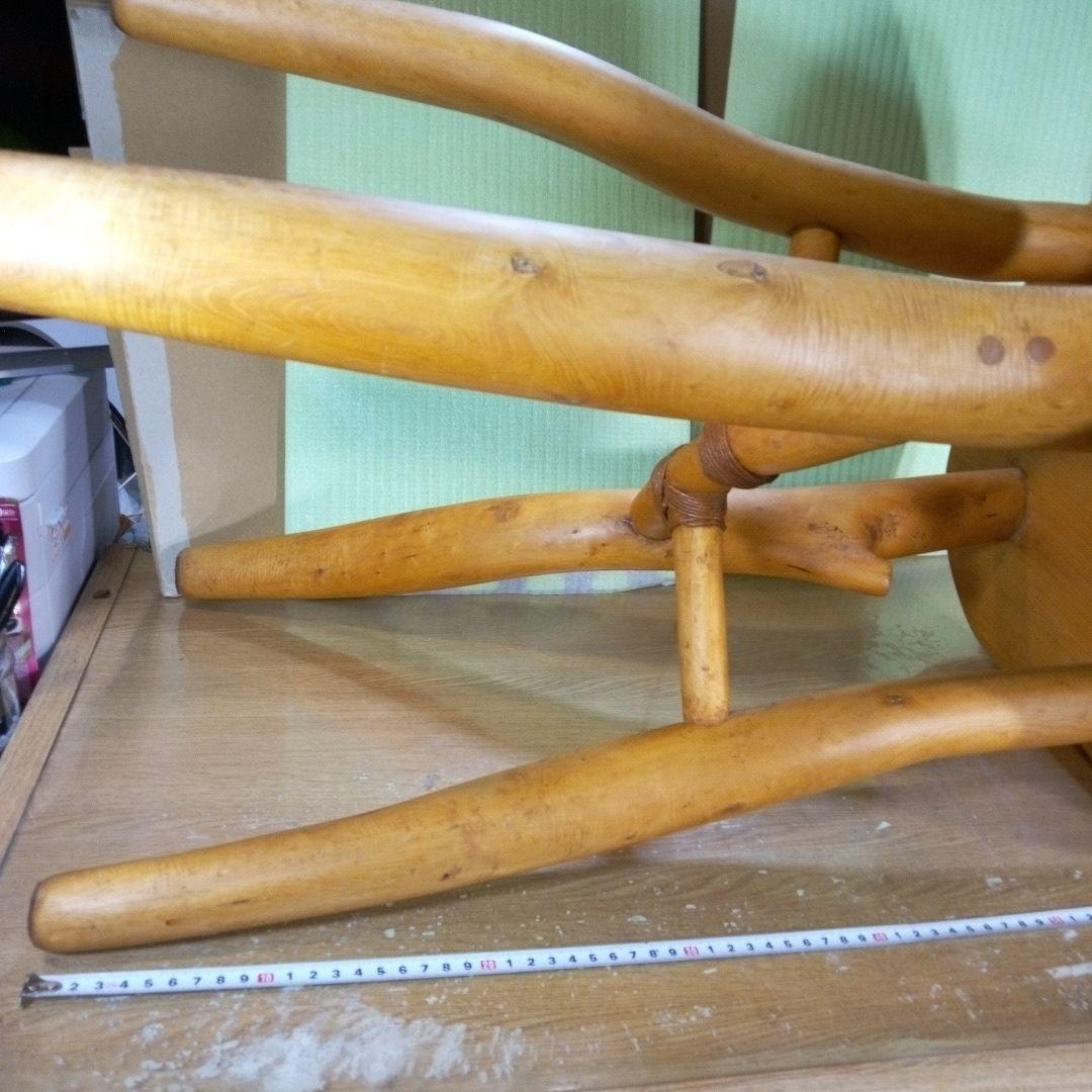 自然木の机　家具　ハンドメイド　木の温もり　手作り　つくえ　天然木　自然木　レア