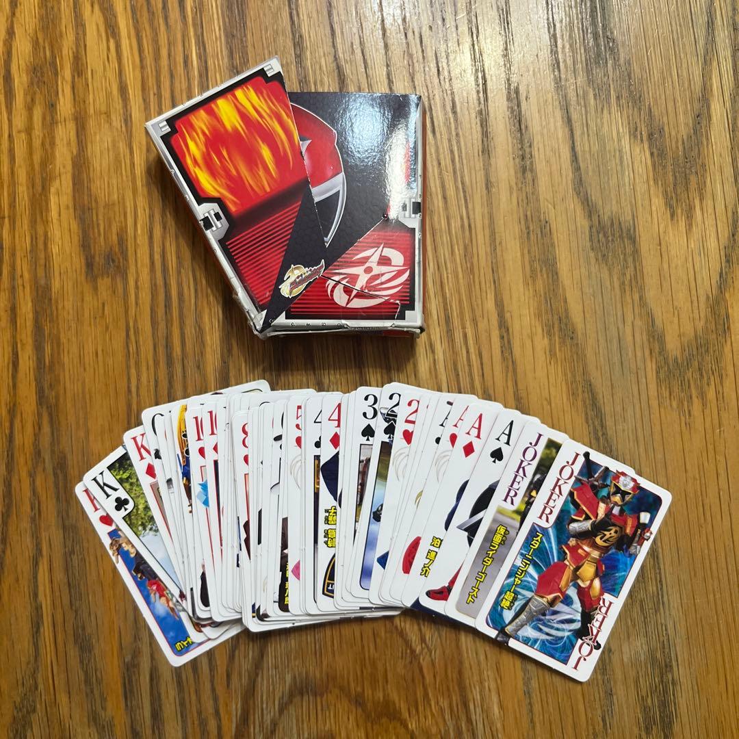 カ*ン様 仮面ライダードライブ ニンニンジャー 雑誌 付録 トランプ 52