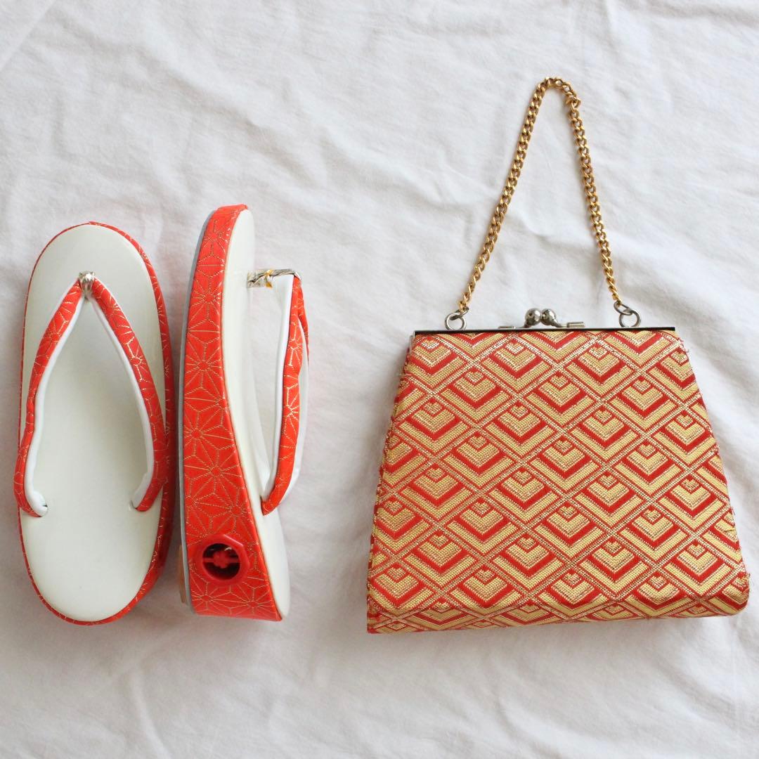 七五三 3歳 女の子 子供 アンティーク 赤 着物 被布 セット