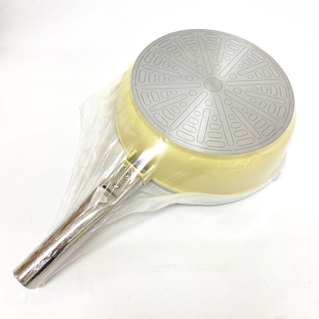 E247 未使用品 アサヒ軽金属 オールパン S 22cm ガラス 蓋つき